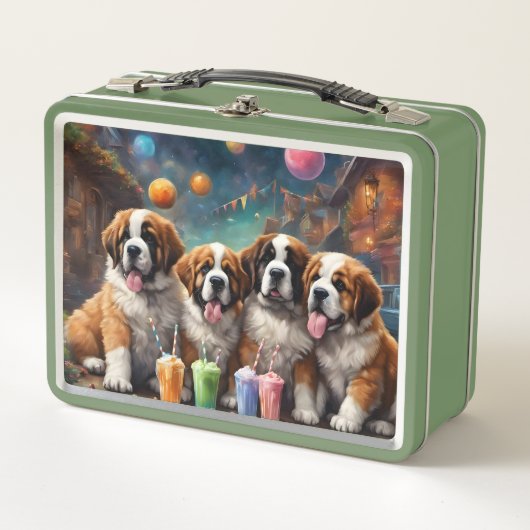 St Bernard Puppies en Milkshakes (Voorkant)