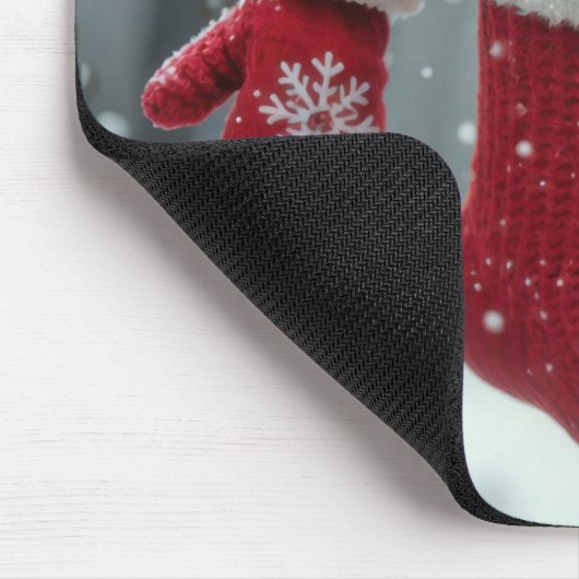 St. Bernard puppy in kerstkous Muismat (Hoek)