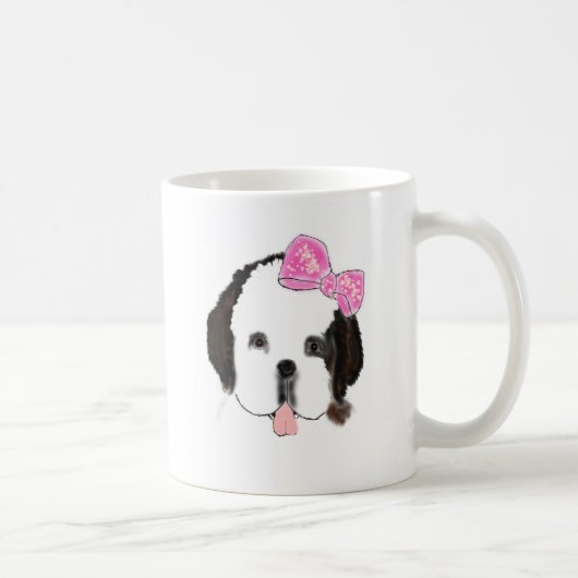 St Bernard Puppy Mok - Slobbers Puppy Love Series (Rechts)