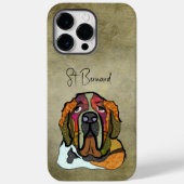 St Bernard Ugly Face Coque-Mate coque iphone (Verso)