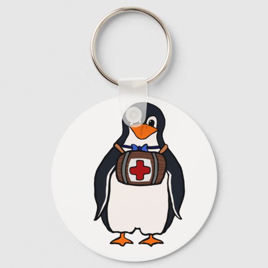 St. Bernard's Penguin-Sleutelhanger Sleutelhanger (Voorkant)