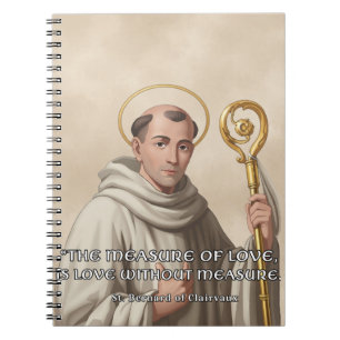 St. Bernardus van Clairvaux Maatstaf van Liefde Ka Notitieboek