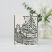 St. Brendan en de Siren Briefkaart (Staand voorkant)