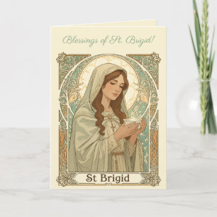St. Brigid, de patrones van melkveehouders Kaart