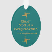 St. Brigid d'Irlande (M 014) (dos)