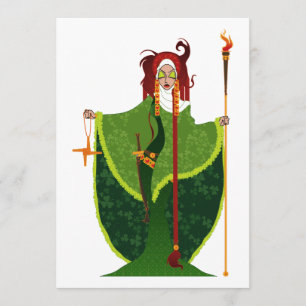 St. Brigid of Ireland Invitations Kaart