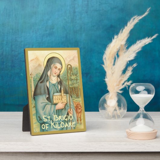 St. Brigid of Ireland (M 014) 5"x7" Fotoplaat (Zijkant)