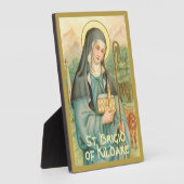 St. Brigid of Ireland (M 014) 5"x7" Fotoplaat (Zijkant)