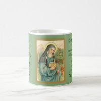 St. Brigid of Ireland (M 014) Coffee Mok 1