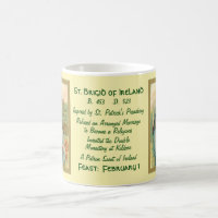 St. Brigid of Ireland (M 014) Coffee Mok 2a