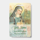 St. Brigid van Ierland (M 014) Badge (Achterkant)