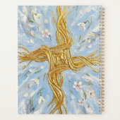 St Brigid's Cross Snowdrops Golden Imbolc Art (Dos)