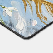 St Brigid's Cross Snowdrops Golden Imbolc Art (Coin)