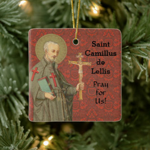 St. Camillus de Lellis (SAU 37) Square Keramisch Ornament