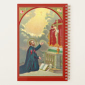 St. Camillus prier avant un crucifix (M 020) (Dos)