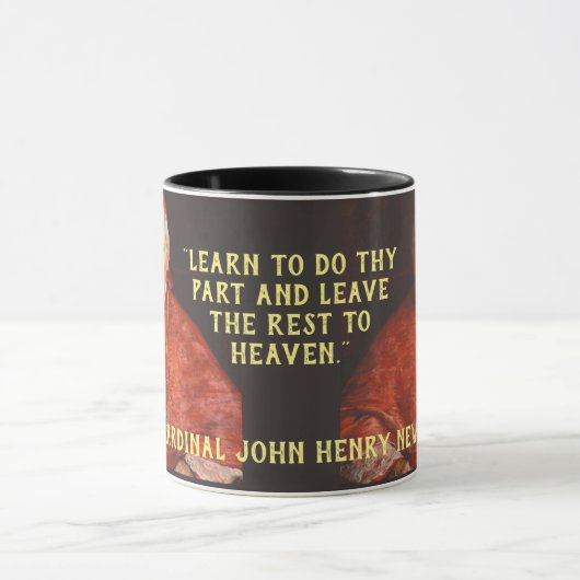 St. Cardinaal John Henry Newman Canonization Quote Mok (Midden)