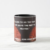 St. Cardinaal John Henry Newman Canonization Quote Mok (Midden)