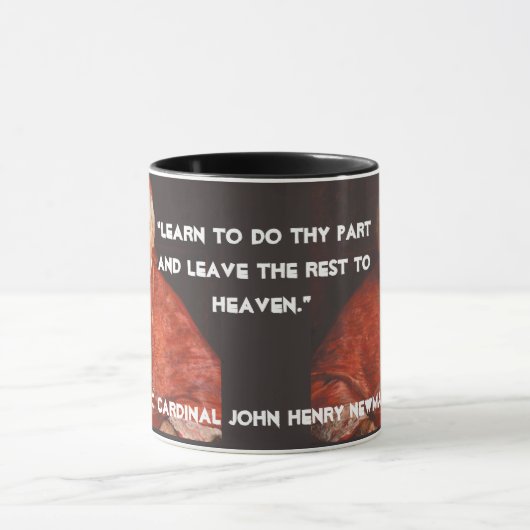 St. Cardinaal John Henry Newman Canonization Quote Mok (Midden)