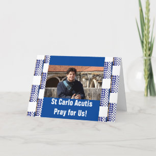 St Carlo Acutis Bedankkaart