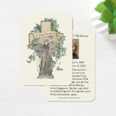 ST. Carte de prière funéraire catholique ANTHONY (Bureau)