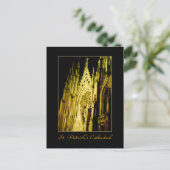 'St. Carte postale de la cathédrale de Patrick à l (Debout devant)