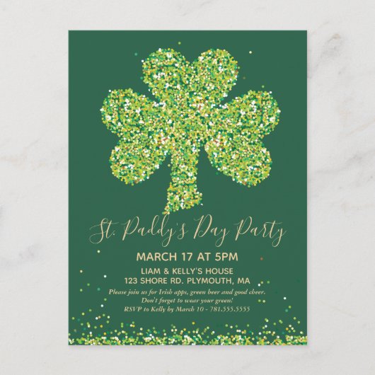ST. Carte postale PATRICK'S DAY (Saint Paddy's Day (Devant)