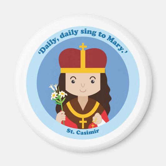 St. Casimir Magneet (Voorkant)