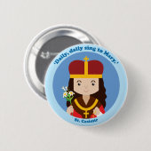St. Casimir Ronde Button 5,7 Cm (Voorkant /achterkant)