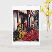 St. Catherine And Mary Magdalene By Konrad Witz Kaart (Gele Bloem)