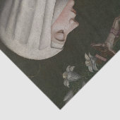 St Catherine met de Lily van Plautilla Nelli Tissuepapier (Detail)