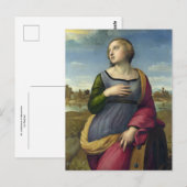 St. Catherine of Alexandria by Raphael Briefkaart (Voorkant / Achterkant)