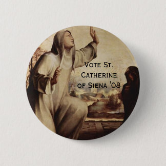 St. Catherine of Siena '08 Ronde Button 5,7 Cm