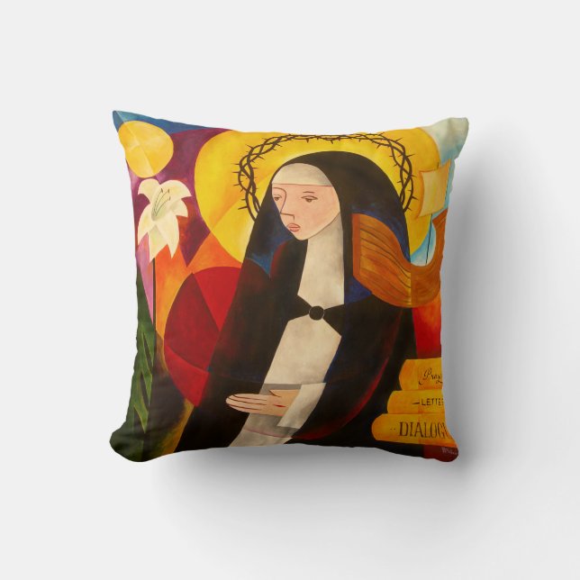 St. Catherine of Siena 2007 Kussen (Voorkant)