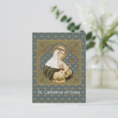 St. Catherine of Siena (BK 19) Briefkaart (Staand voorkant)