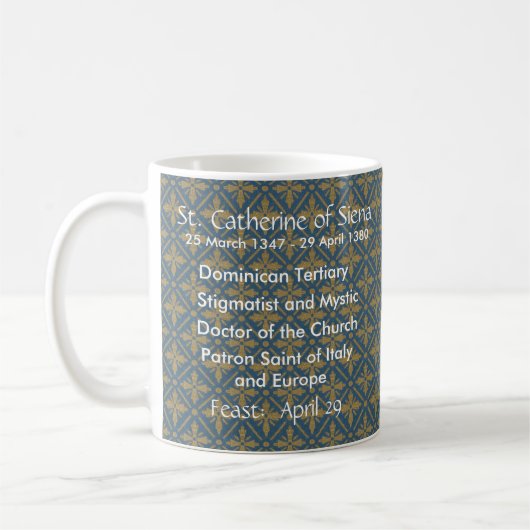 St. Catherine of Siena (BK 19) Coffee Mok 1.1b (Links)