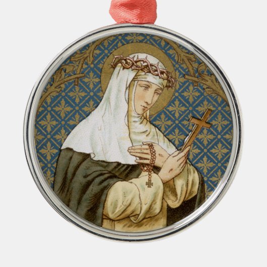 St. Catherine of Siena (BK 19) Metalen Ornament (Voorkant)