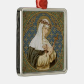St. Catherine of Siena (BK 19) Metalen Ornament (Rechts)