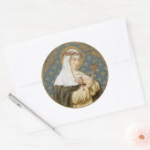St. Catherine of Siena (BK 19) Ronde Sticker (Envelop)