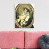St. Catherine of Siena, c.1746 Canvas Afdruk (Insitu (Woonkamer))