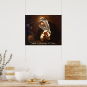 St. Catherine of Siena (Franceschini) Poster (Keuken)