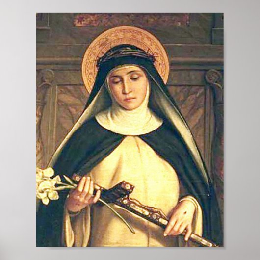 St. Catherine of Siena Poster (Voorkant)