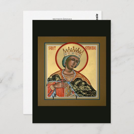 St. Catherine Prayer Card Briefkaart (Voorkant / Achterkant)