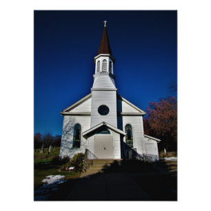 "St. Cathrine Katholieke Kerk" Foto Afdruk