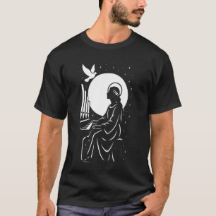 St. Cecilia Bevestiging Orgel Katholiek Patroon He T-shirt