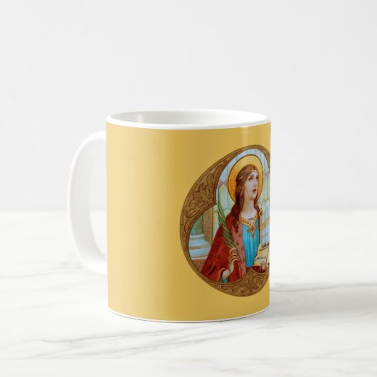 St. Cecilia de Rome (BK 003) Café Mug 1 (Devant gauche)