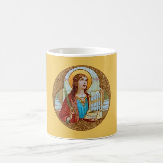St. Cecilia de Rome (BK 003) Café Mug 1 (Centre)