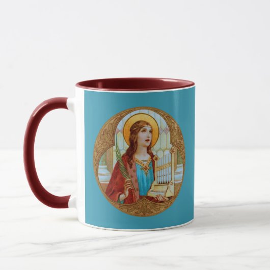 St. Cecilia de Rome (BK 003) Café Mug 2 (Gauche)