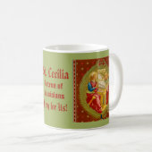 St. Cecilia de Rome (SNV 36) Café Mug 2 (Devant droit)