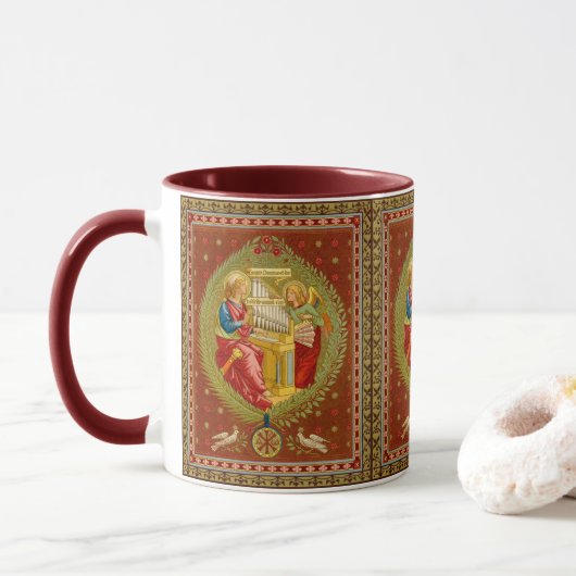 St. Cecilia de Rome (SNV 36) Café Mug 3 (Avec donut)
