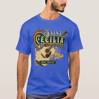 St Cecilia of Rome Patron Saint of Music Catholic  T-shirt